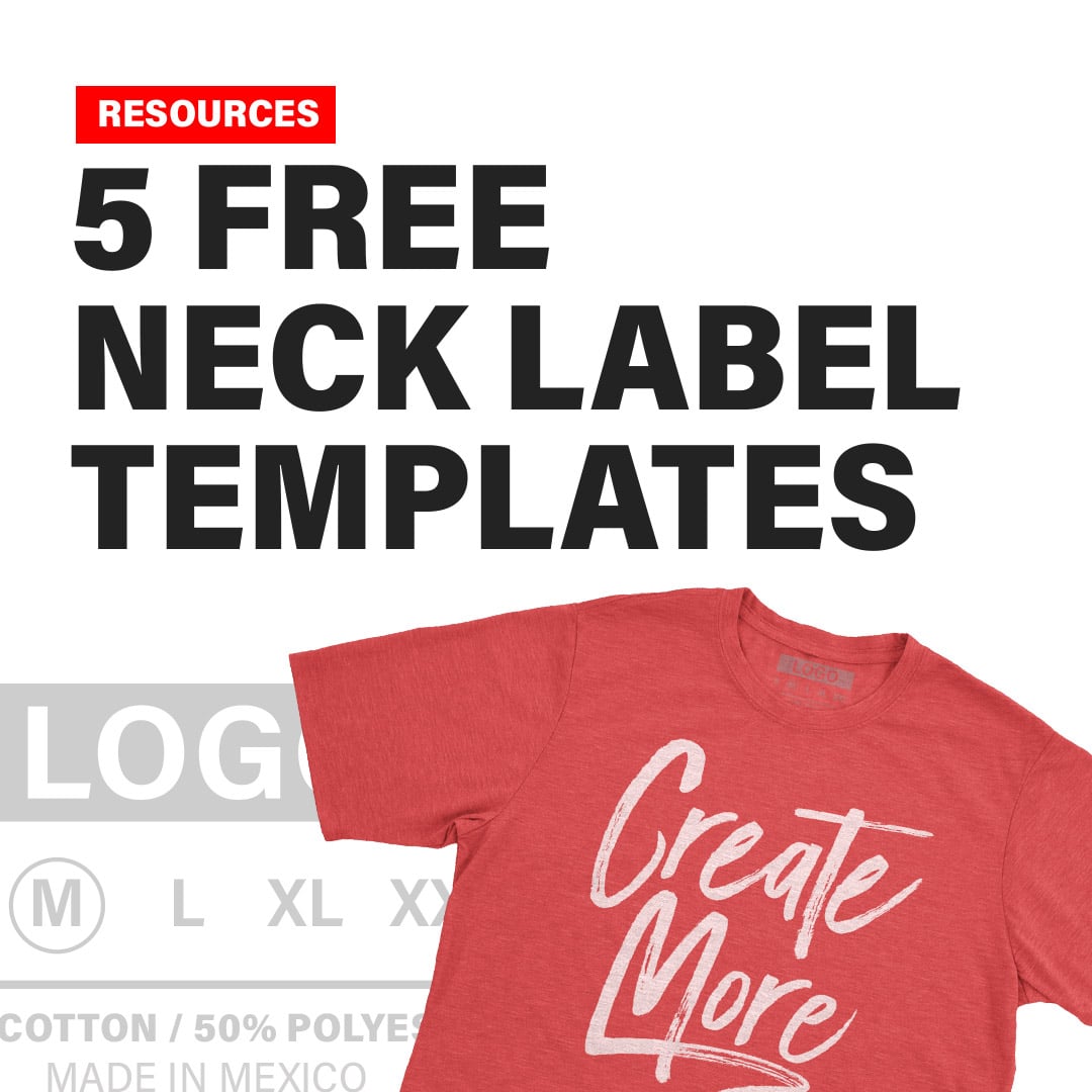 Neck Label Template